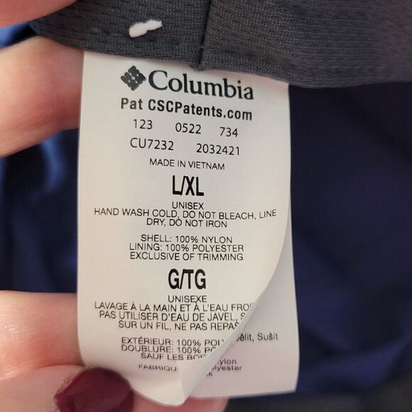 Columbia PFG Bucket Hat Size L/XL UPF 50 Blue Lightweight Packable Unisex NEW - Picture 13 of 14